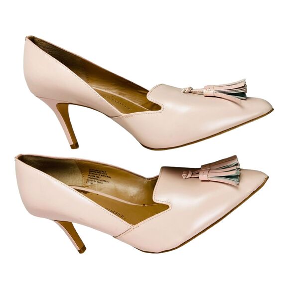 Banana Republic Hello Sole Mate Avila Blush Tassel Heel Pump Pointed Toe 9.5M - Picture 7 of 12